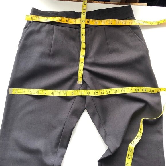 VALENTINO CHRISTY PARIS Women 3 Piece Custom Made Suit  Dark Grey  Black Line SM - Picture 13 of 16